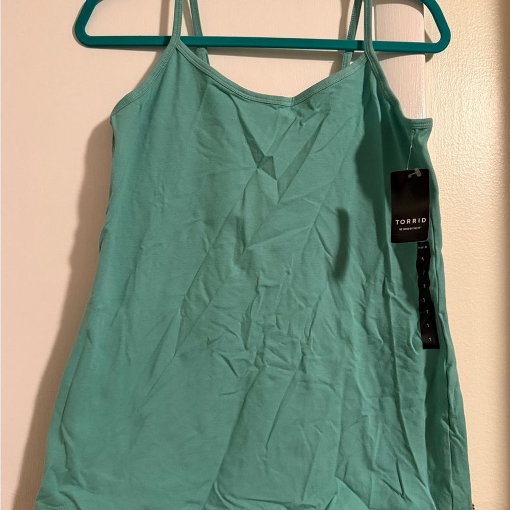 Torrid Aqua Camisole Top